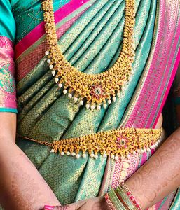 South Indian tample jwellery set