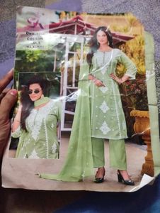 Designer Cotton Kurta Set with Pants(new)