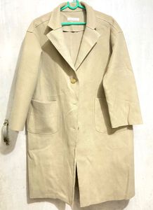 Elegant Beige Trench Coat