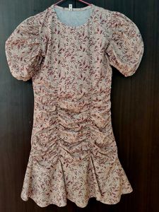 Floral Puff Sleeve Dress