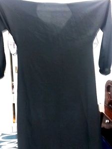 Elegant Black Abaya Dress