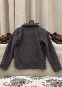 Cozy Grey Teddy Jacket