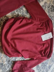 Maroon New Long Sleeve Top