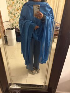 Blue Ethnic dupatta