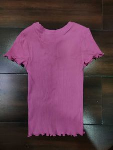 Combo of 2 cute pink and white top