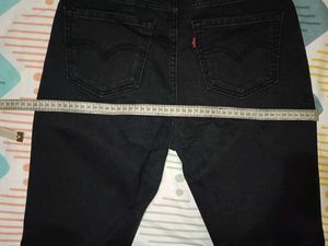 Levi's 710 Super Skinny Black Jeans