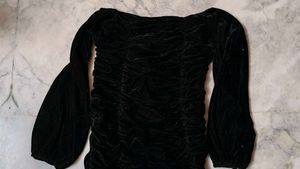 Black Velvet Party Dress