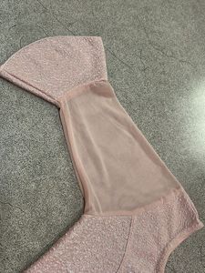 Stunning Pink Brocade Blouse