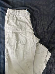 Comfortable Grey Casual Pants