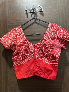 Bandhani Red Blouse for ladies ♥️