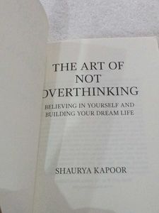 The Art of Not Overthinking