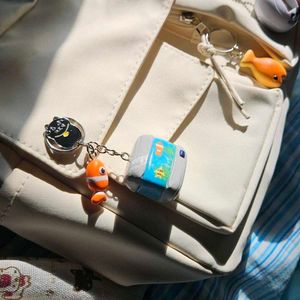 Adorable Fish Tank Keychain | Aquarium Bagcharm