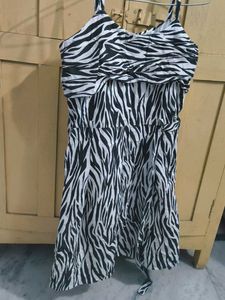 Zebra Print Dress For Women
