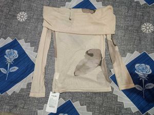 Savana Off-Shoulder sheer Top