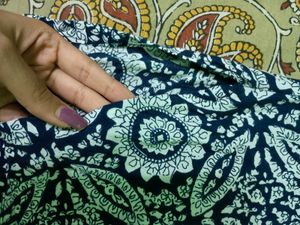 bell sleeve ethnic Printed short Kurta cotton