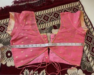 Elegant Pink Silk Blouse