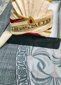 Off White Sherwani For Boys