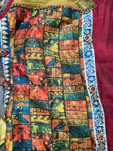 Kurta w attached skirt dress