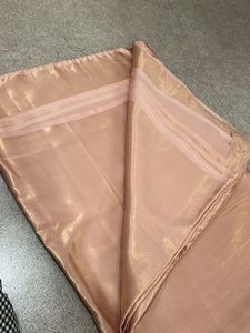 Elegant Rose Gold Silk Saree