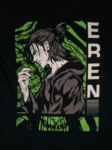 Anime Eren Graphic T-Shirt (L)