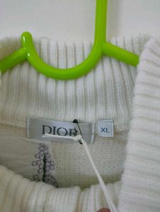 NEW Christian Dior Embroidered Sweater