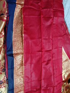 new  Peacock Motif Saree.... fresh saree