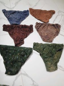 Lot of 6 Women's Briefs