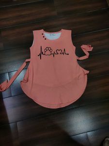 Cute Sleeveless Tunic Top