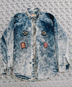 Mens denim shirt with free gift.