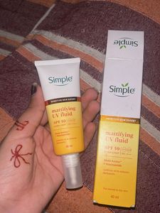 Simple Mattifying UV Fluid SPF 50