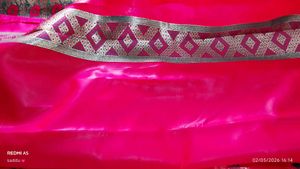 Rani Pink Banarasi Silk Saree