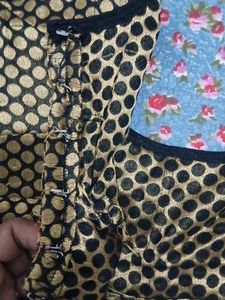 Stylish Polka Dot Blouse