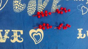 Christmas Decoration Items Red Berry Cherry