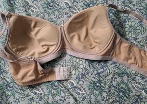 Comfortable Everyday Beige Bra padded
