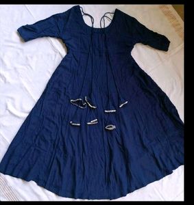 Offer Blue Anarkali Dress
