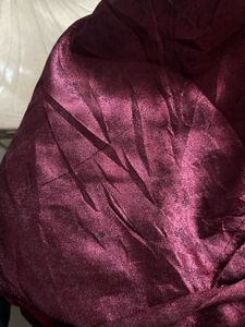 Elegant Maroon Brocade Blouse