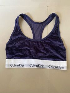 Calvin Klein Velvet Sports Bra