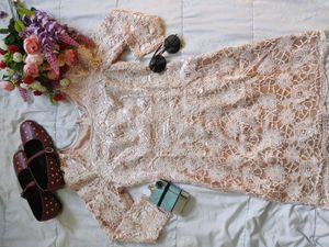 Elegant Lace Mini Dress