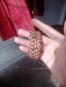 I am selling my beautiful peach bangles