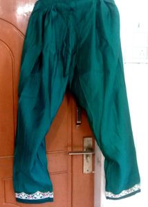 Embroidered Green Kurta Set 3XL