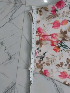 Floral Print Midi Skirt