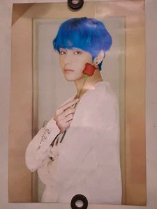 BTS V Kim Taehyung Poster and Tiny Tan bobbl