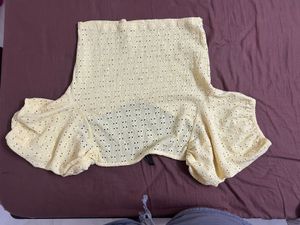 Yellow Eyelet Blouse - DIVIDED