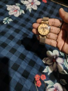 Elegant Gold Swan Watch