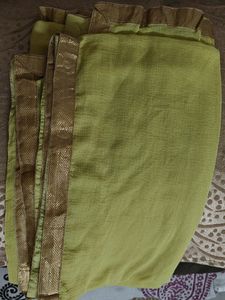 Green &amp; Gold Embroidered Salwar Kameez