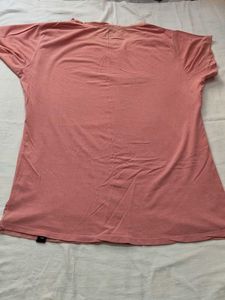 Cute Pink "enjoy" Graphic T-Shirt