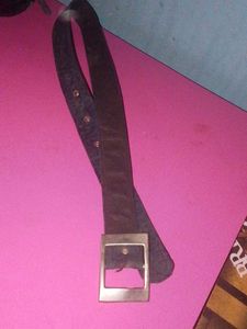 Classic green Belt with Gold Buckle