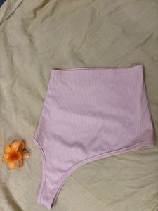Cute Beige Crop Top