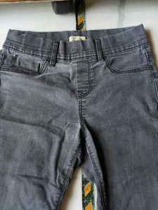 Grey Wash Denim Jeans