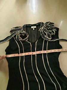 Chic Striped Black Tunic from England